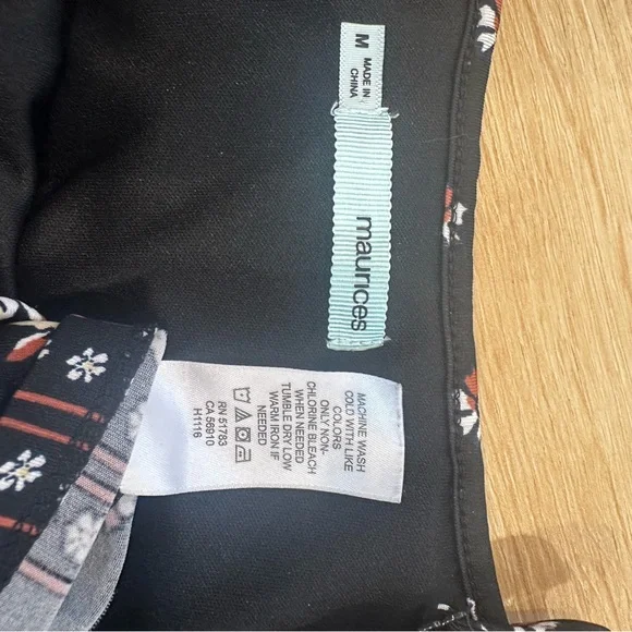 Maurices Black and White Floral Mini Dress - Picture 12 of 12